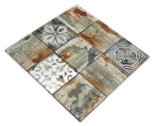 Mozaik pločica Quadrat Crystal Mix XCM WOOD 750 (29,8 x 29,8 cm, Bež, Mat)
