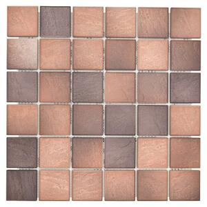 Mozaik pločica JAB 47V546 earth brown (29,7 x 29,7 cm, Smeđa, Mat)