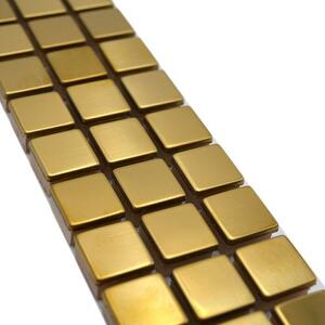 Bordura za pločice Steel gestrichen YBO 15DG (30 x 4,8 cm, Sive boje, Sjaj)