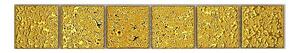 Bordura za pločice Gehämmert YBO GO484 (4,8 x 30,6 cm, Zlatna, Sjaj)