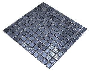Mozaik pločica Quadrat Eco VP78253PUR (31,6 x 31,6 cm, Staklo, Crna, Blistavo)