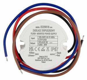 Napajanje za kutiju fi60 0.8A 20W 24V IP67 50x22
