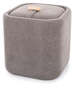 Siva tabure NAP s prostorom za pohranu 37x37 cm