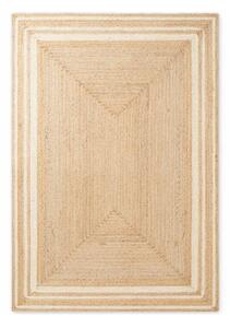 Krem/u prirodnoj boji obostrani/ručno rađen juten tepih 80x150 cm Looma – Hanse Home
