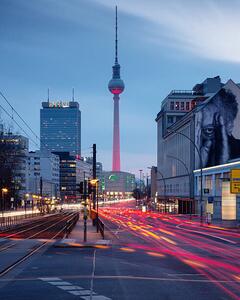 Fotografija Berlin cityscape with road traffic, spreephoto.de