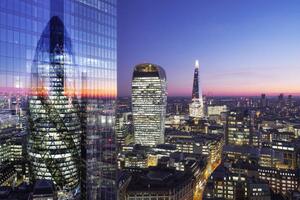 Fotografija Composite of London city skyline at, shomos uddin