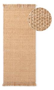 Obostrana/ručno rađena jutena staza u prirodnoj boji 80x200 cm Fjord – Hanse Home