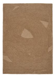 Ručno rađen vunen tepih u tamnoj prirodnoj boji 200x300 cm Pune – House Nordic