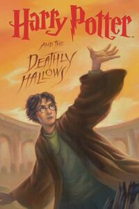 Umjetnički plakat Harry Potter - Deathly Hallows book cover, (26.7 x 40 cm)