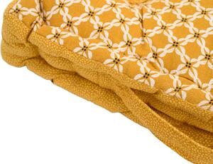 Jastuk za sjedenje na podu LINGE 45x43 cm, žuti