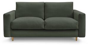 Zelena sofa za spavanje/sklopiva 220 cm Cocoone – Bobochic Paris