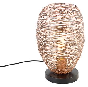 Dizajnerska stolna lampa bakar 30 cm - Sarella