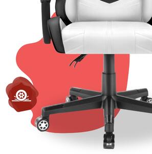 Dječja stolica za igru HC - 1004 crno-bijela s crvenim detaljem