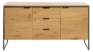 Komoda u dekoru hrasta u prirodnoj boji 155x81x45 cm Cesura – Unique Furniture