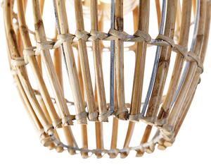 Ruralna stropna svjetiljka od bambusa s bijelim - Canna Capsule