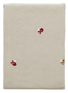 Pamučan stolnjak ø 180 cm Hearts Embloidery – Södahl