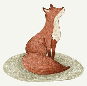 Ilustracija The Fox, Anna Lunak, (30 x 40 cm)