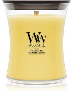 Woodwick Solar Orchid mirisna svijeća s drvenim fitiljem 275 g