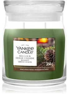 Yankee Candle Balsam & Cedar Fireside mirisna svijeća 368 g