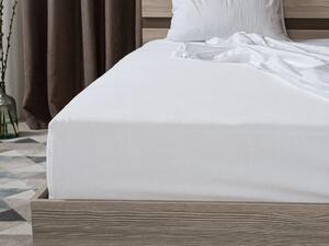 Jersey plahta HIGHFIT bijela 90 x 200 cm