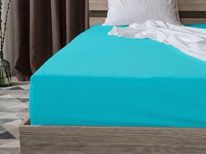 Jersey plahta HIGHFIT tirkizna 90 x 200 cm