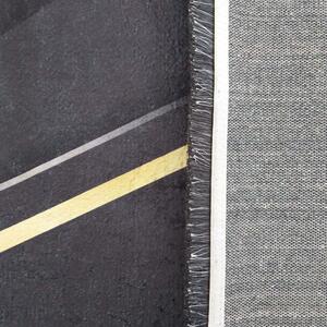 Protuklizni tepih s prekrasnim zlatnim uzorkom Širina: 80 cm | Duljina: 150 cm