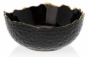 Keramička zdjela TIGELLA 20 cm crna/zlatna