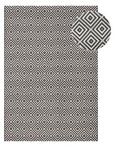 Crno-bijeli vanjski tepih NORTHRUGS Karo, 160 x 230 cm