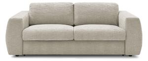 Bež sofa za spavanje/sklopiva od šenila 240 cm Hugo – Bobochic Paris