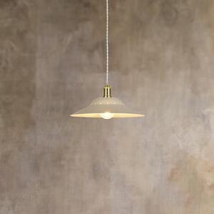 COREP Luster-lampa Louise, slonovača, Ø 38 cm, metal, prigušiva, Bež, Dnevni boravak/blagovaonica, Metal