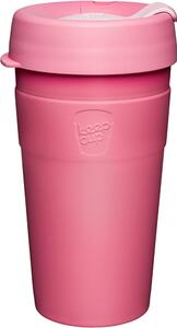 Ružičasta putna šalica s poklopcem KeepCup Saskatoon Thermal, 454 ml