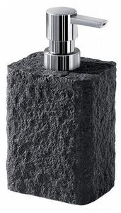 Tamno sivi dozator za sapun Sapho Aries, 350 ml