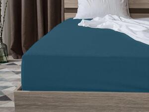 Jersey plahta HIGHFIT petrolej 90 x 200 cm