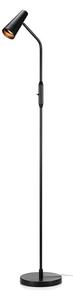 Crna podna svjetiljka Markslöjd Crest, visina 145 cm