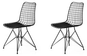 Woody Fashion Set stolica (2 komada), Crno, Tivoli 271
