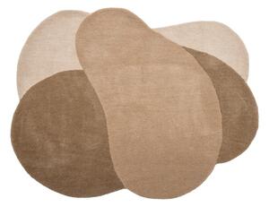 Smeđi vunen tepih 110x140 cm Denton – Bloomingville