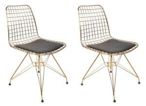 Woody Fashion Set stolica (2 komada), Zlato, Tivoli 273