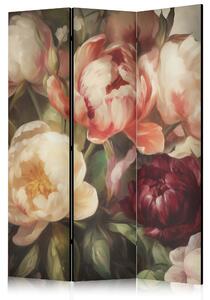 Paravan - Blooming Peonies - Charismatic Flowers Bathed in Sunlight