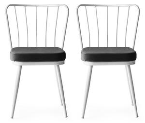 Woody Fashion Set stolica (2 komada), Bijela boja, Yıldız - 229