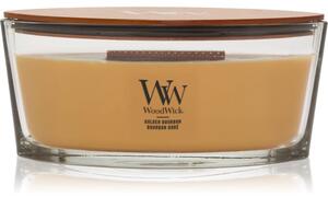 Woodwick Opulent Wood Golden Bourbon mirisna svijeća s drvenim fitiljem (hearthwick) 453.6 g