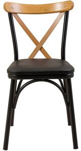 Woody Fashion Set stolova i stolica (4 komada), Crno, OLV-AC-TK19