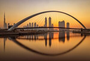 Fotografija Sunrise at the Dubai Water Canal, Mohammed Shamaa