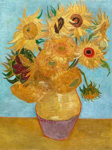 Reprodukcija Vase with Twelve Sunflowers, Vincent van Gogh