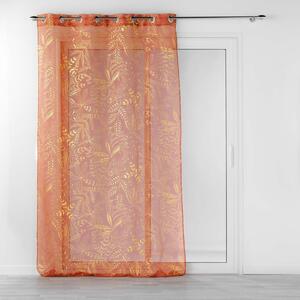 Narančasta prozirna zavjesa 140x280 cm Belflor – douceur d'intérieur