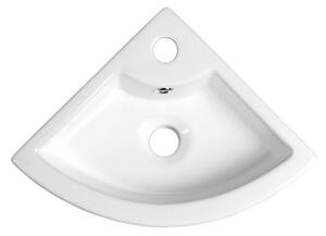 Bijeli keramički umivaonik za WC 33x33 cm Gynt – Sapho