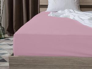 Plahta od žerseja BASIC ružičasta 90 x 200 cm