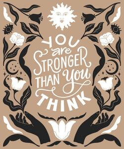 Ilustracija You are stronger than you think-, ElenKoss