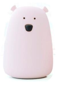 RABBIT AND FRIENDS noćna svjetiljka medvjedić USB-C punjenje pink