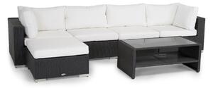 Vrtni namještaj Comfort Garden 182, Crna, Bijela