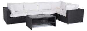 Vrtni namještaj Comfort Garden 183, Crna, Bijela